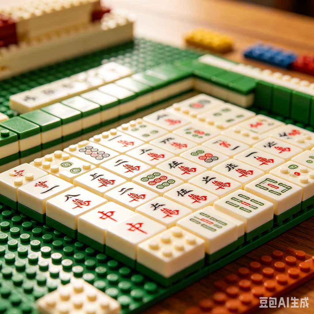 pink mahjong set